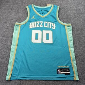 Nike NBA Hornets Buzz City Dennis Smith Jr 00 City Edition Jersey 52 XL NWT